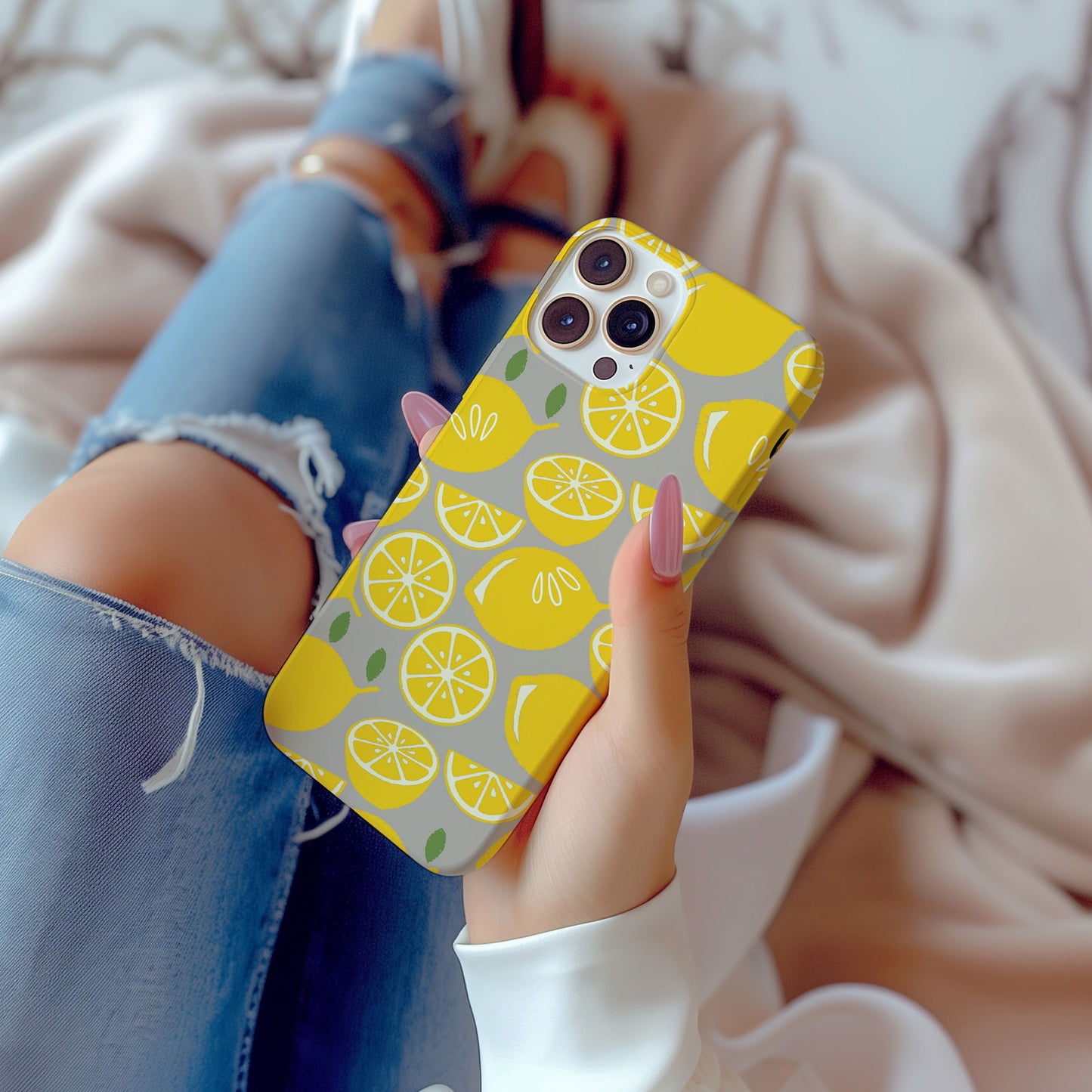 Yellow Lemon Magsafe iPhone Case - Techy Treasures -