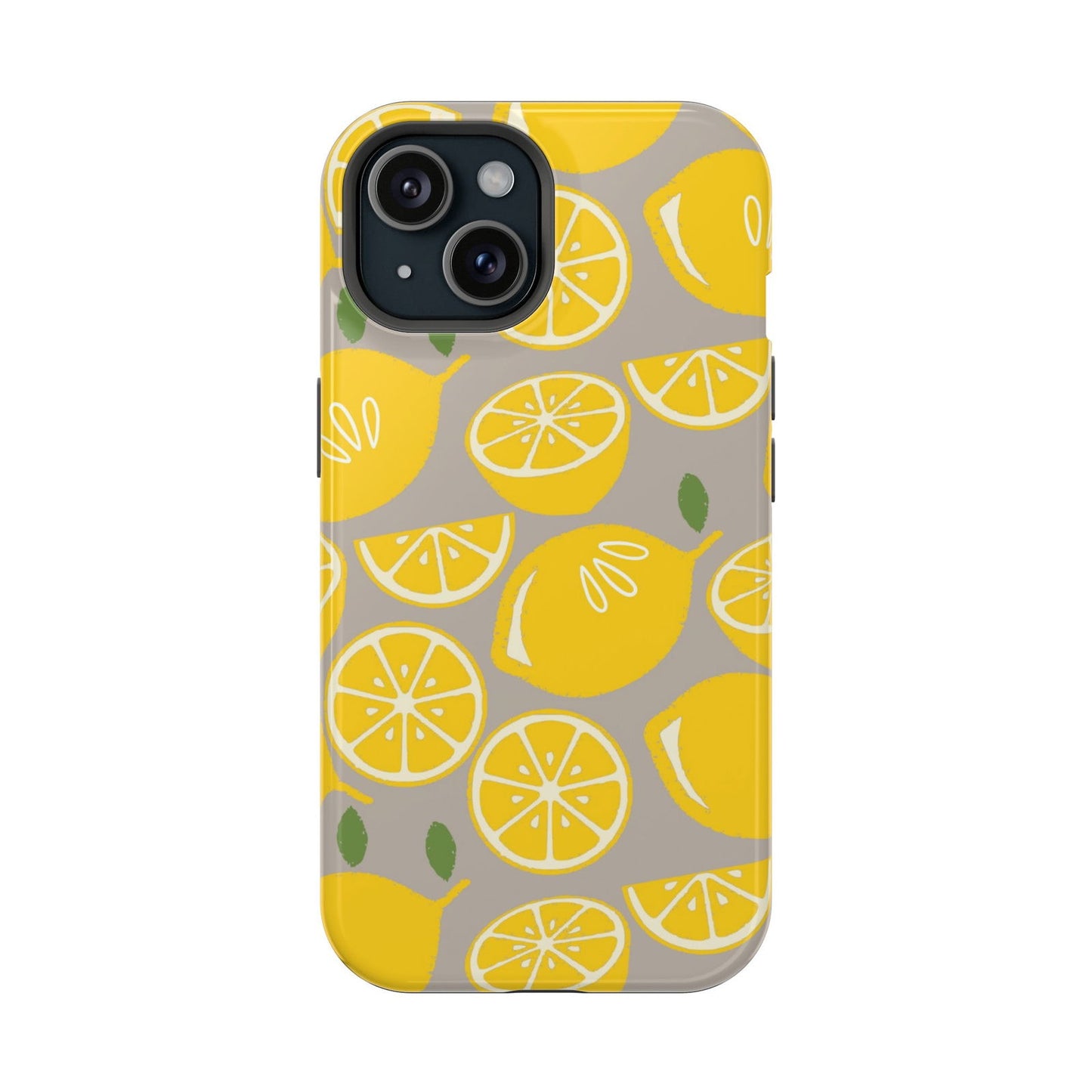 Yellow Lemon Magsafe iPhone Case - Techy Treasures - Mobile Phone Cases