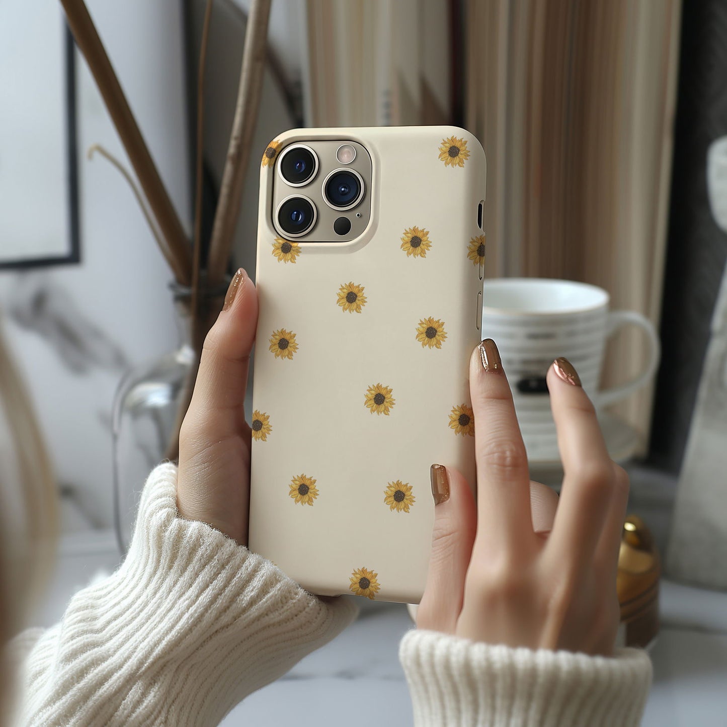 Yellow Sunflower Magsafe iPhone Case - Techy Treasures -
