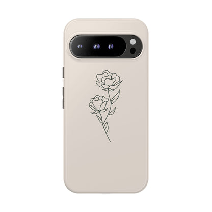 Simple Flower Minimalist Phone Case