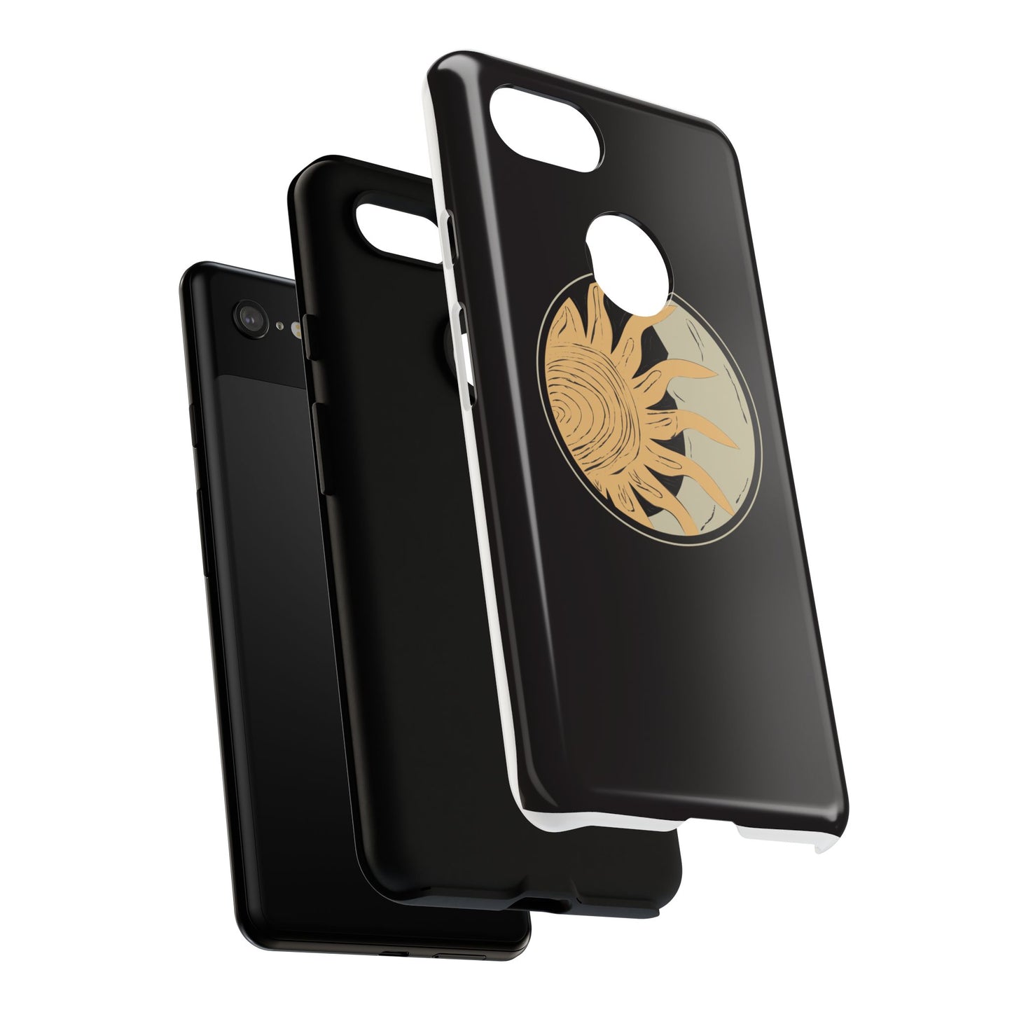 Beige and Blue Minimalist Simple Quotes Phone Case