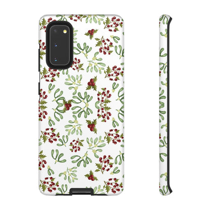 Red Green Watercolor Chriatmas Phone Case