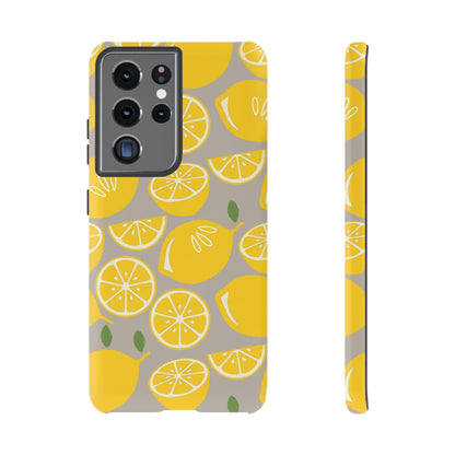 Yellow Modern Lemon Phone Case