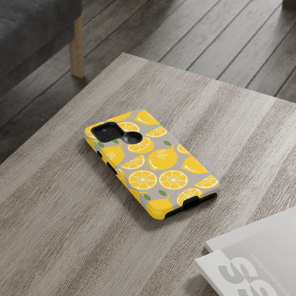 Yellow Modern Lemon Phone Case