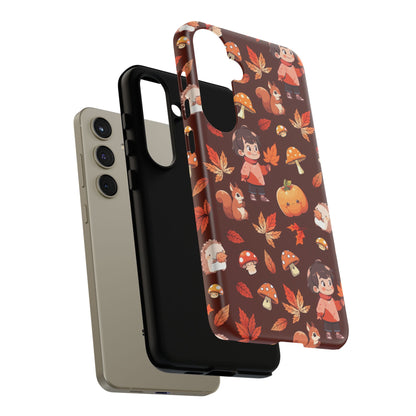 Orange Cute Illustrative Autumn Fall Phone Case
