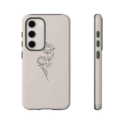 Simple Flower Minimalist Phone Case