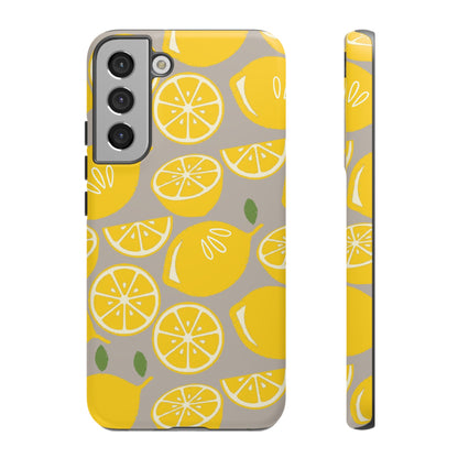 Yellow Modern Lemon Phone Case