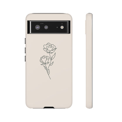 Simple Flower Minimalist Phone Case