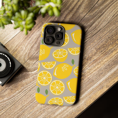 Yellow Modern Lemon Phone Case