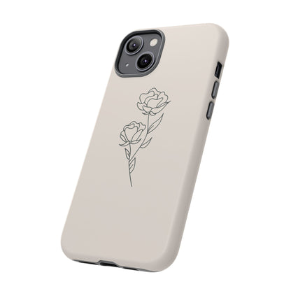 Simple Flower Minimalist Phone Case