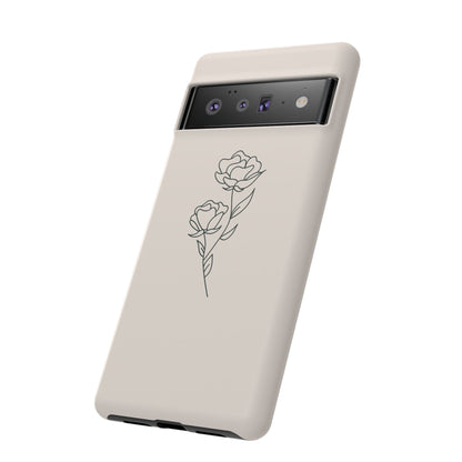 Simple Flower Minimalist Phone Case