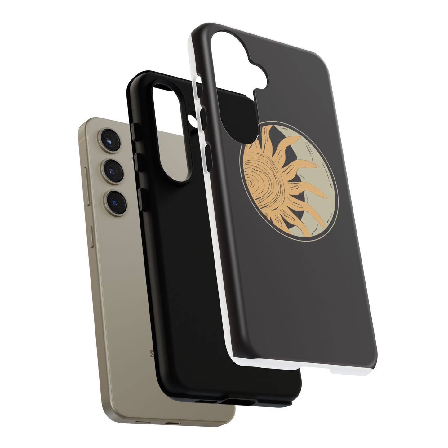 Beige and Blue Minimalist Simple Quotes Phone Case