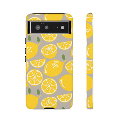 Yellow Modern Lemon Phone Case