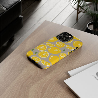 Yellow Modern Lemon Phone Case