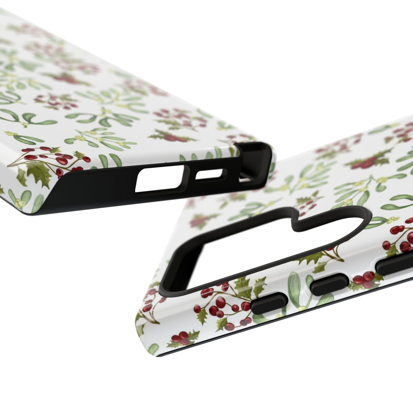 Red Green Watercolor Chriatmas Phone Case