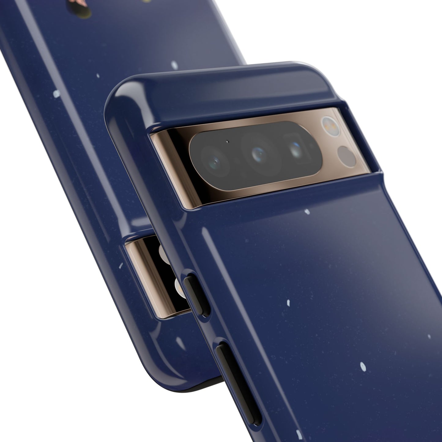 Blue Illustrated Couple and Night Sky Phone Case