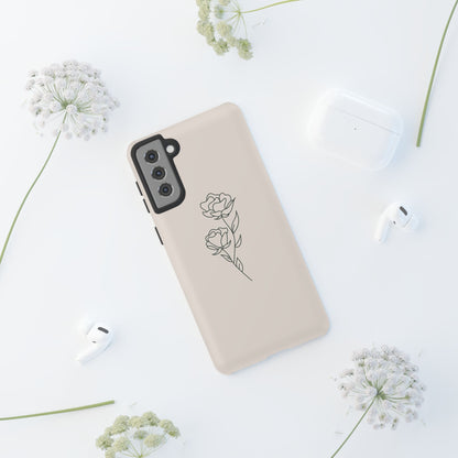 Simple Flower Minimalist Phone Case