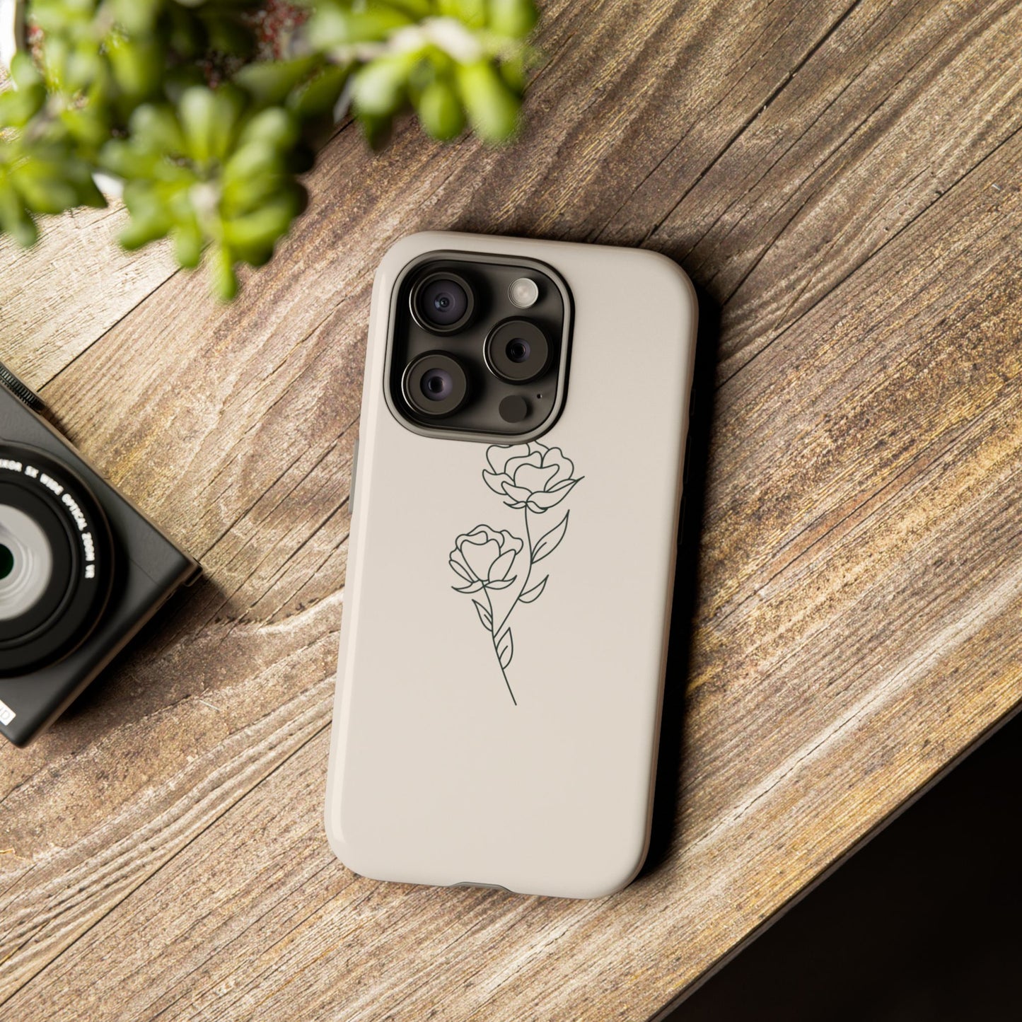 Simple Flower Minimalist Phone Case