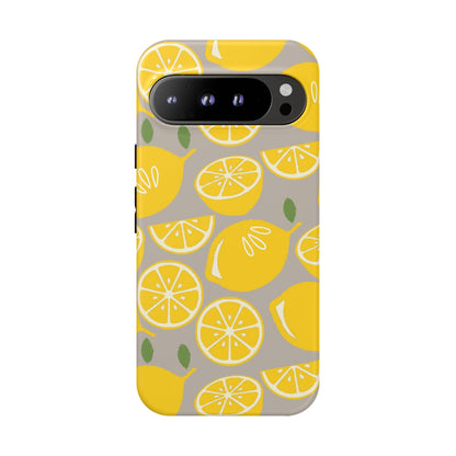 Yellow Modern Lemon Phone Case
