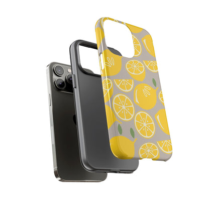 Yellow Modern Lemon Phone Case