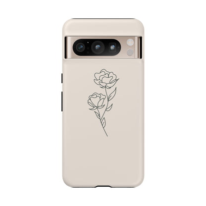 Simple Flower Minimalist Phone Case