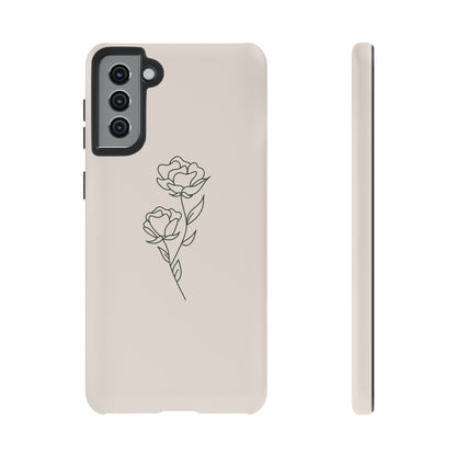 Simple Flower Minimalist Phone Case