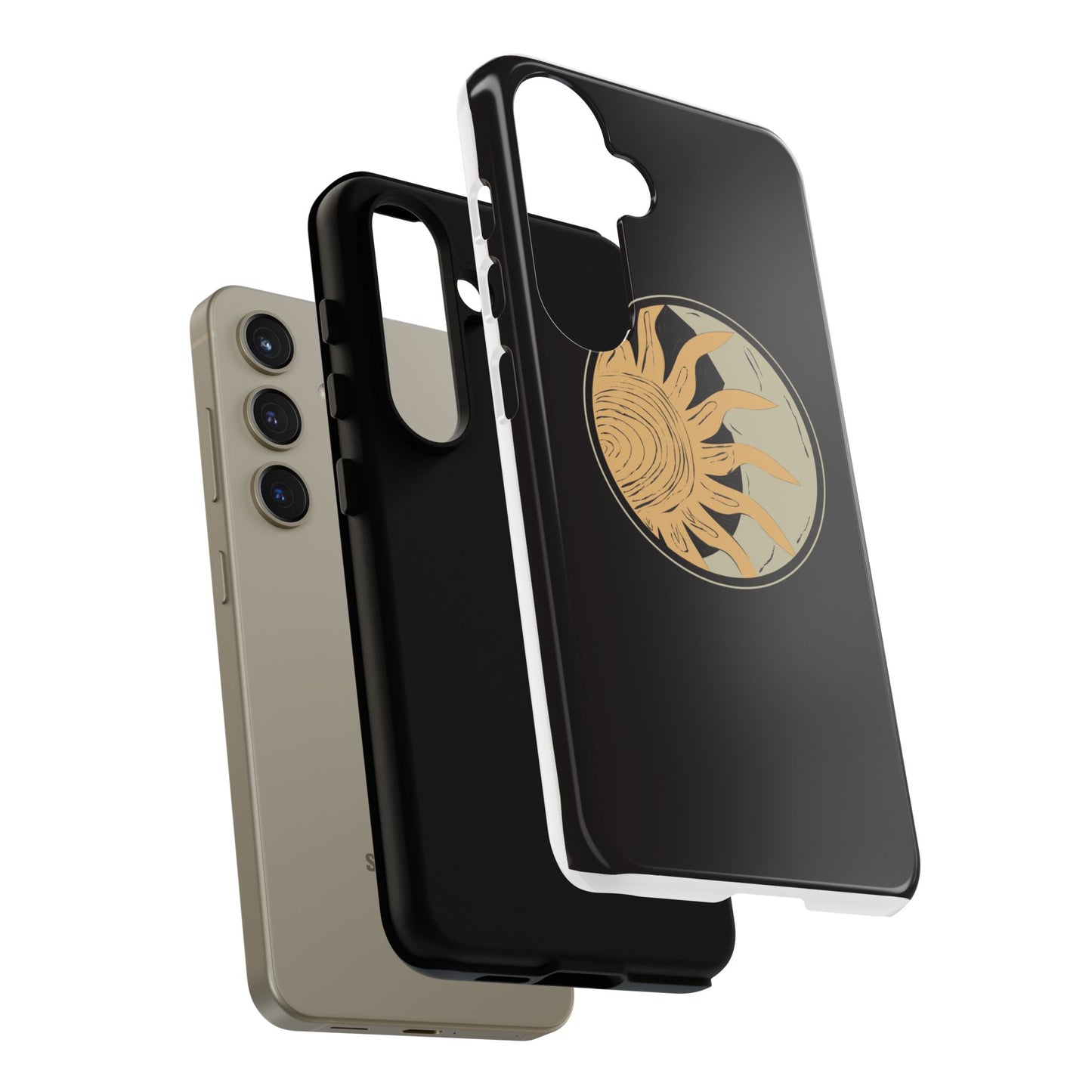 Beige and Blue Minimalist Simple Quotes Phone Case