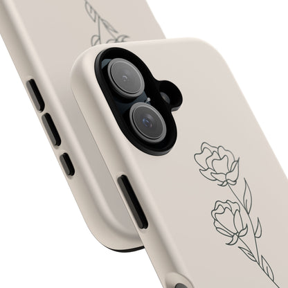 Simple Flower Minimalist Phone Case