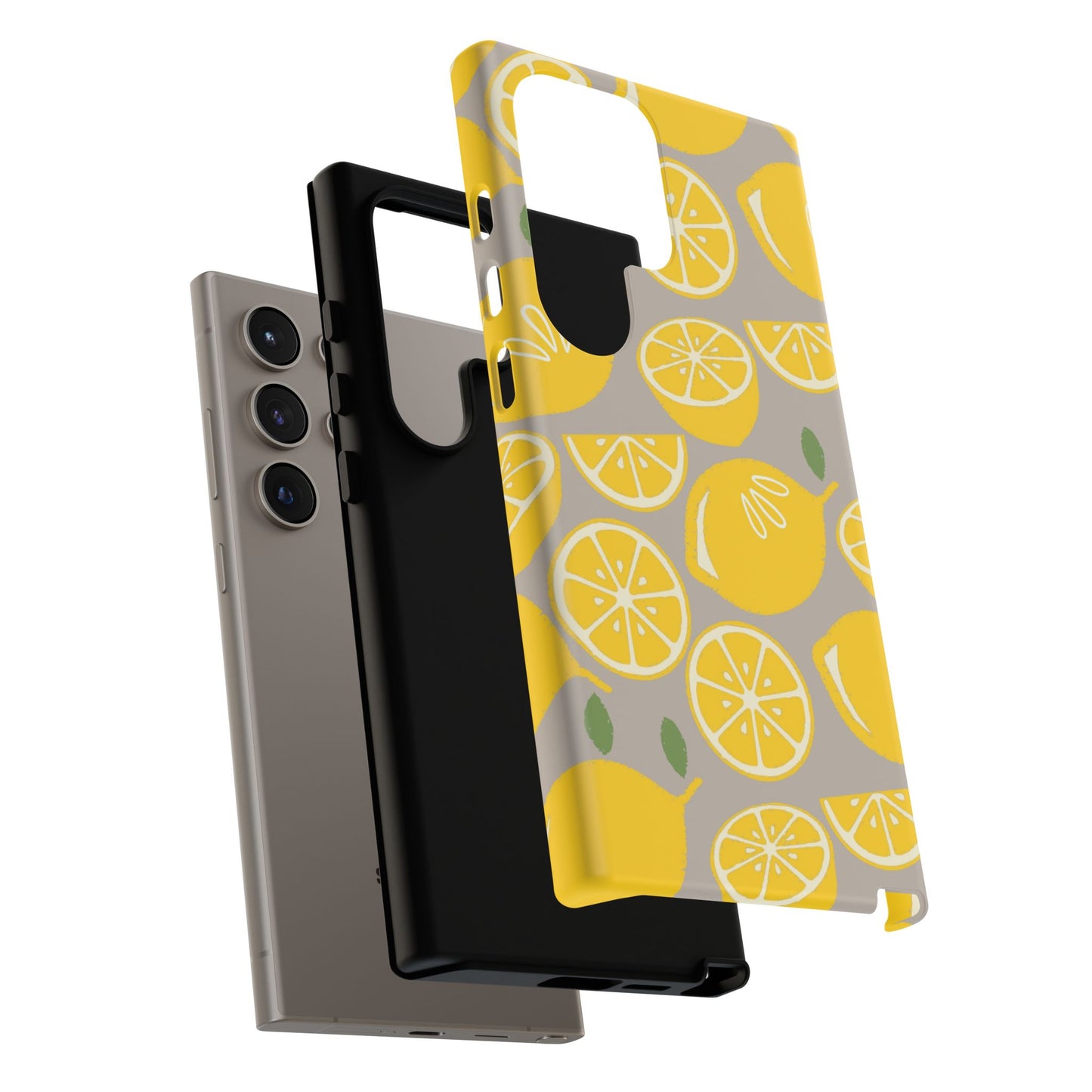Yellow Modern Lemon Phone Case
