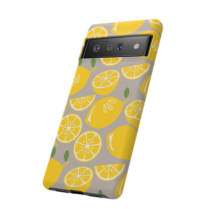 Yellow Modern Lemon Phone Case