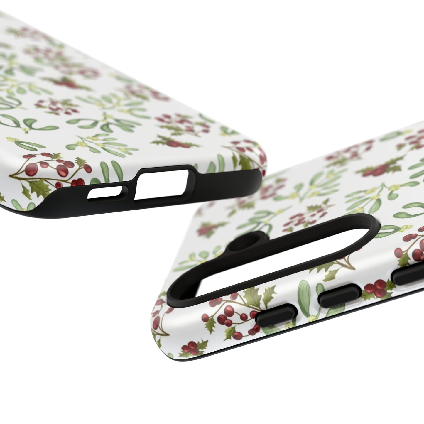 Red Green Watercolor Chriatmas Phone Case