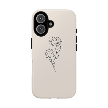 Simple Flower Minimalist Phone Case