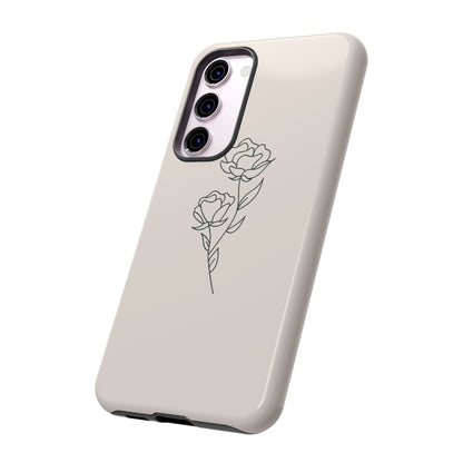 Simple Flower Minimalist Phone Case