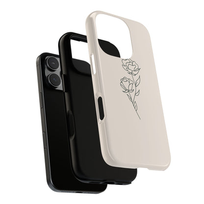 Simple Flower Minimalist Phone Case
