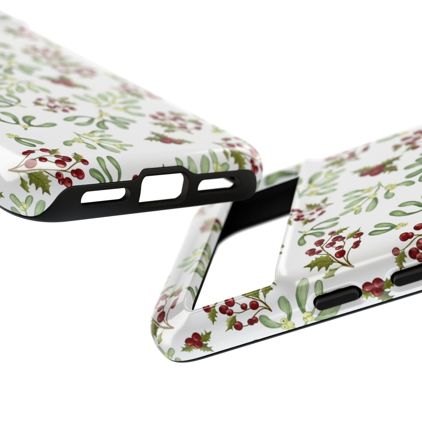 Red Green Watercolor Chriatmas Phone Case