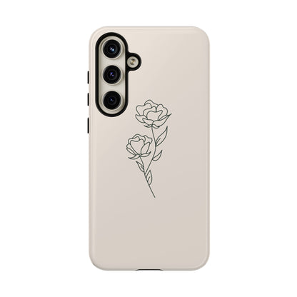 Simple Flower Minimalist Phone Case