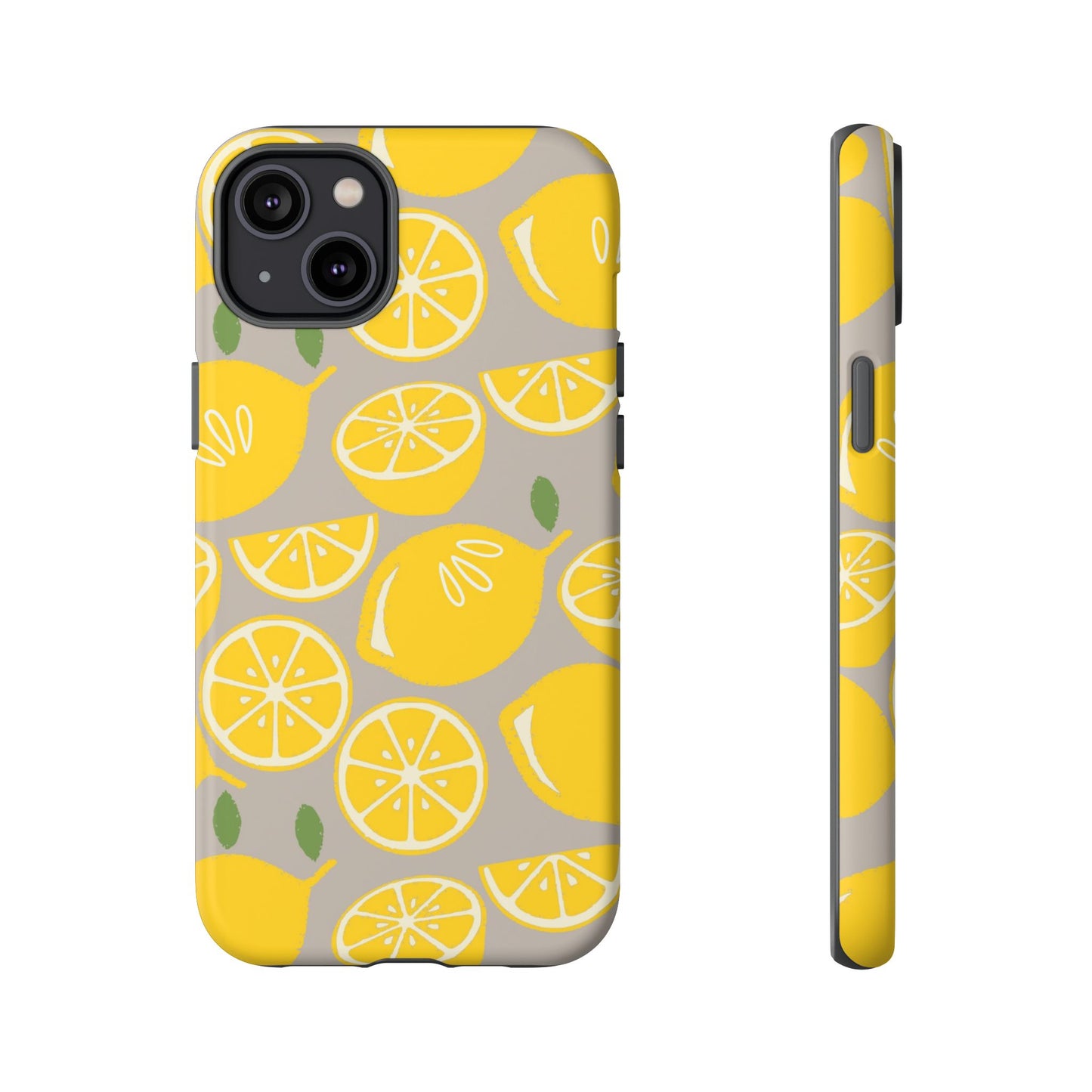 Yellow Modern Lemon Phone Case