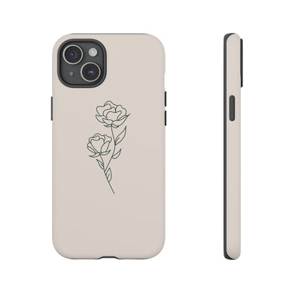 Simple Flower Minimalist Phone Case