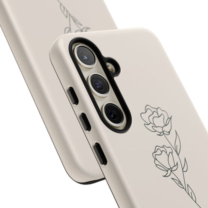 Simple Flower Minimalist Phone Case