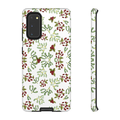 Red Green Watercolor Chriatmas Phone Case