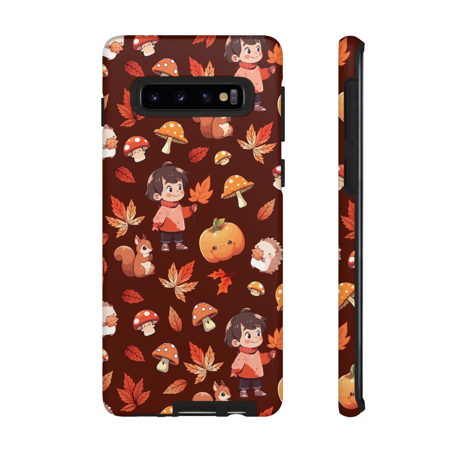 Orange Cute Illustrative Autumn Fall Phone Case