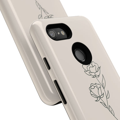 Simple Flower Minimalist Phone Case