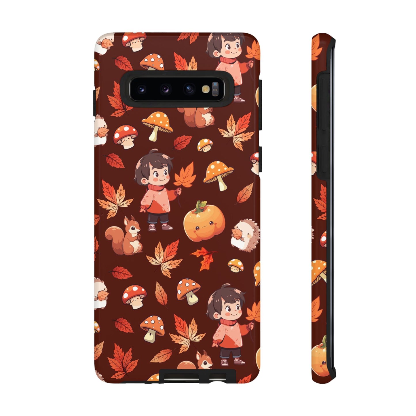 Orange Cute Illustrative Autumn Fall Phone Case