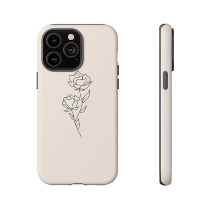 Simple Flower Minimalist Phone Case