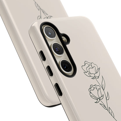 Simple Flower Minimalist Phone Case
