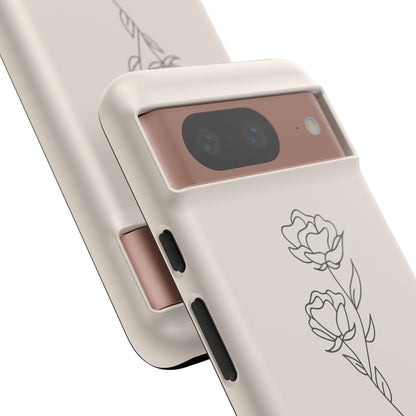 Simple Flower Minimalist Phone Case