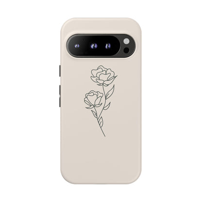 Simple Flower Minimalist Phone Case