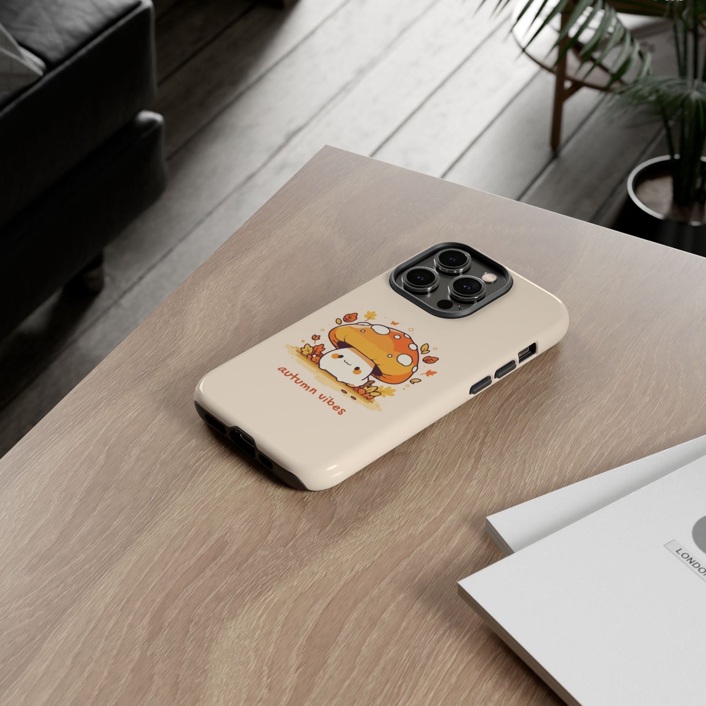 Yellow and Orange Illustrative Fall Phone Case