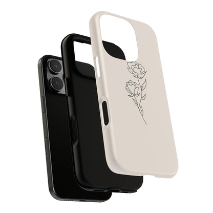 Simple Flower Minimalist Phone Case