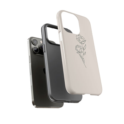 Simple Flower Minimalist Phone Case
